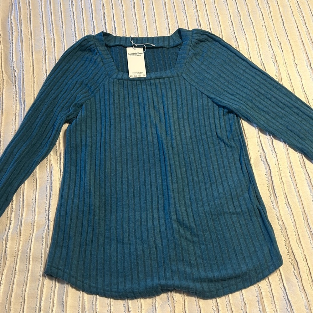 Soft Teal Sweater